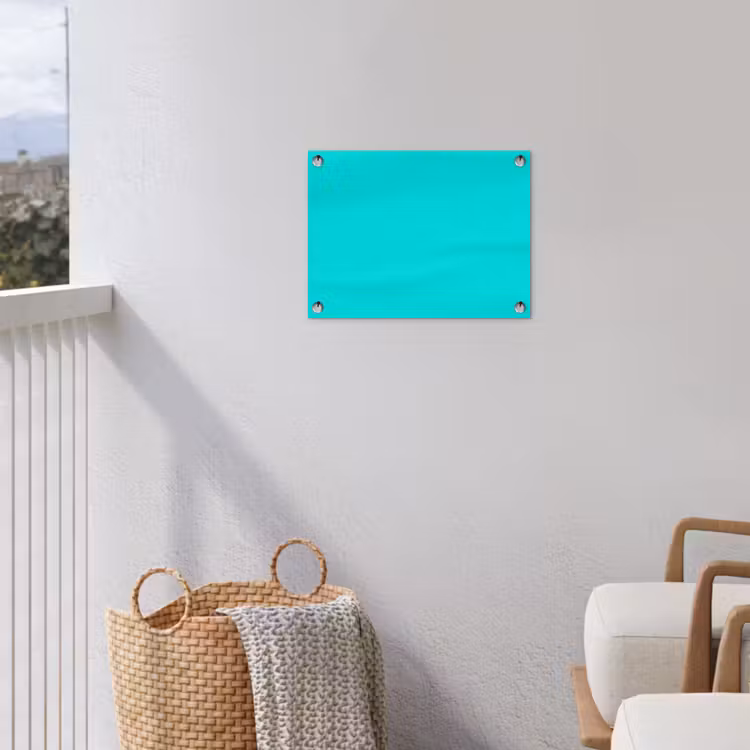 Tuinposter - Vivid - Aquamarine - Turkoois — 3