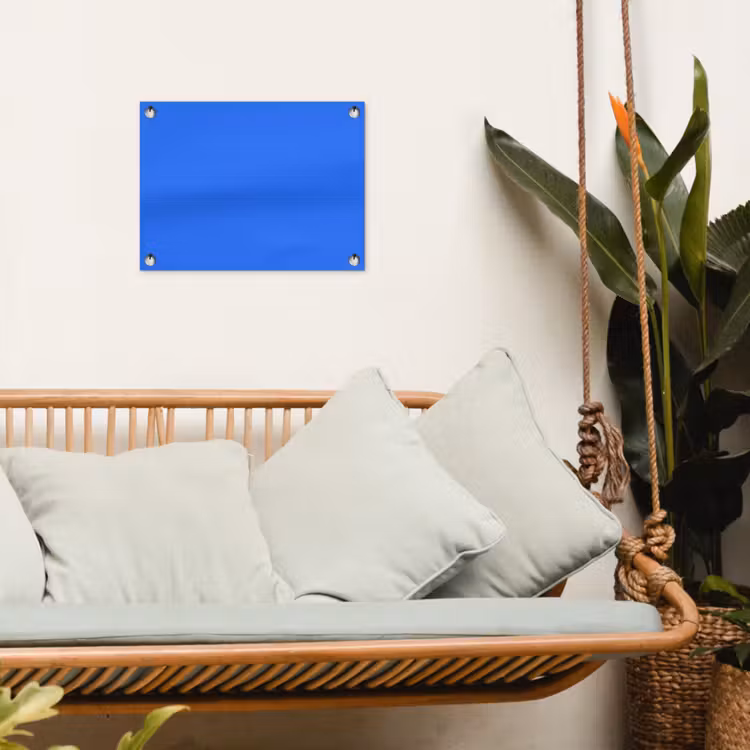 Tuinposter - Vivid - Cobalt - Blauw — 5