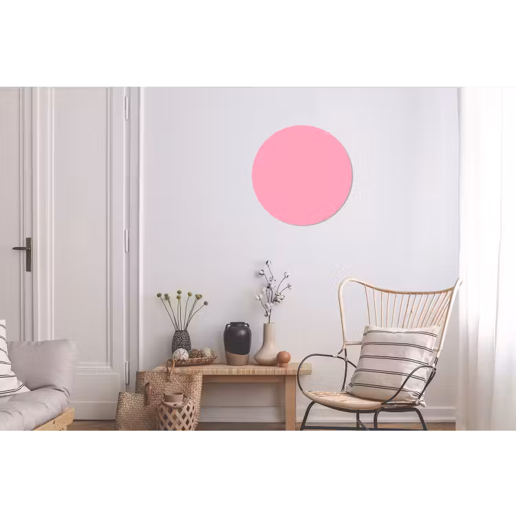 Wandcirkel - Aluminium - Bubblegum - Pink - Roze — 2
