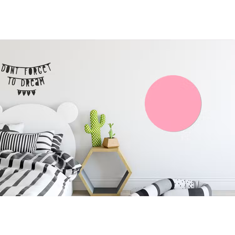 Wandcirkel - Aluminium - Bubblegum - Pink - Roze — 5