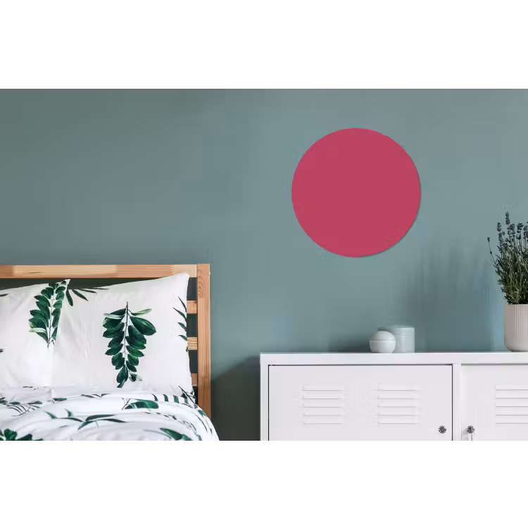 Wandcirkel - Aluminium - Deep - Berry - Rood — 4