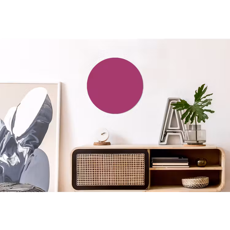 Wandcirkel - Aluminium - Deep - Magenta - Paars — 3