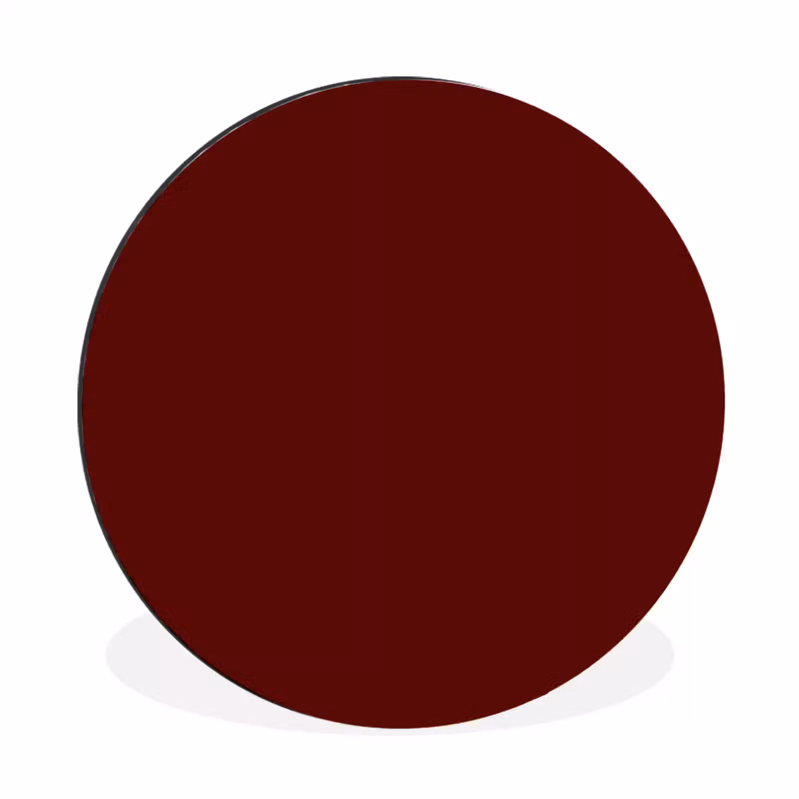 Wandcirkel - Aluminium - Burnt - Mahogany - Rood — 1