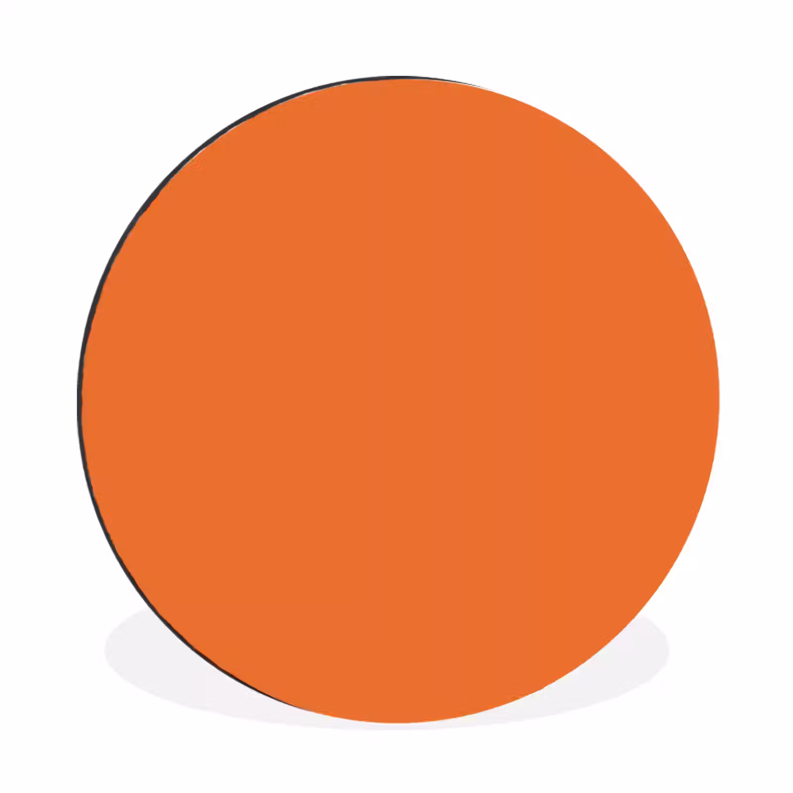 Wandcirkel - Aluminium - Burnt - Sienna - Oranje — 1