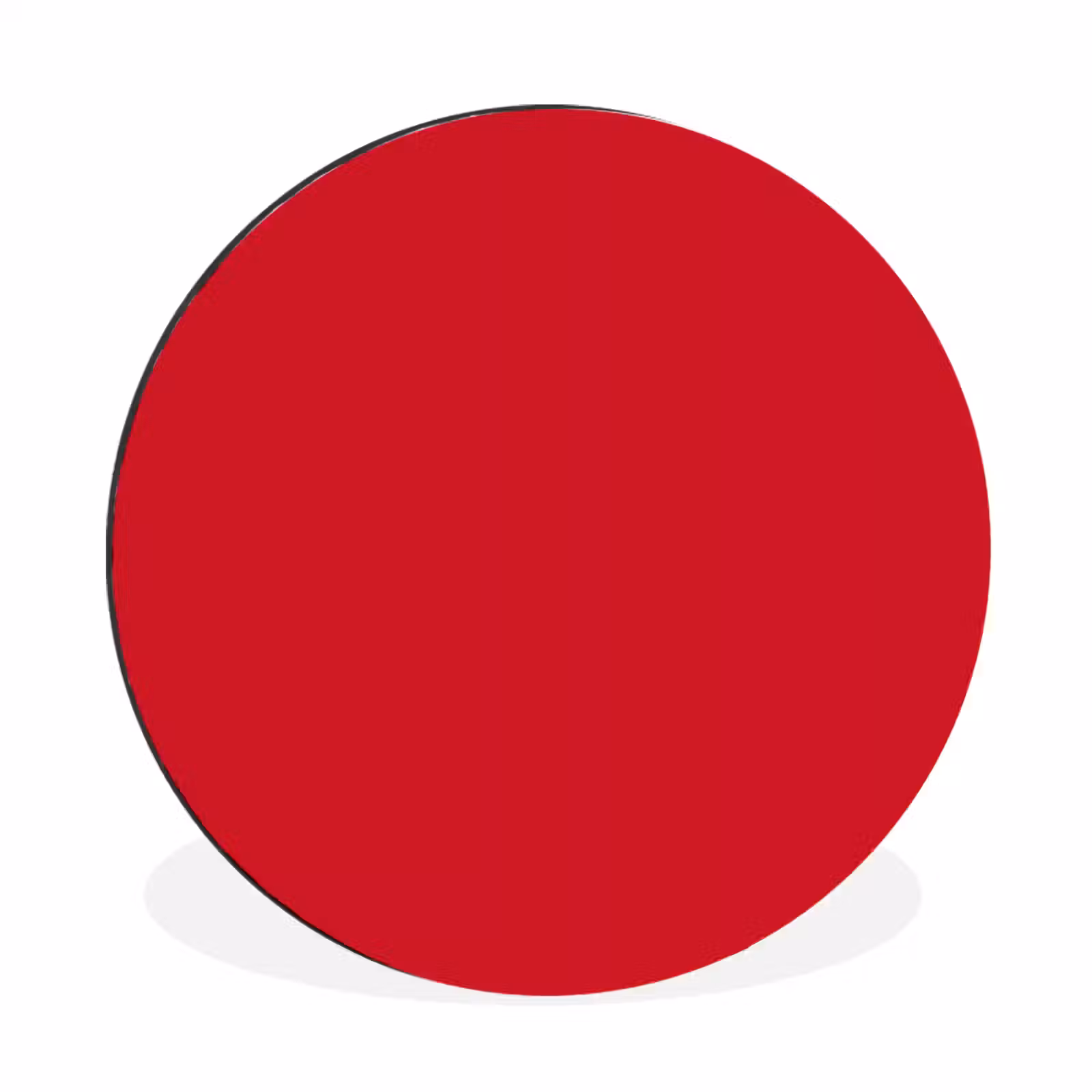 Wandcirkel - Aluminium - Crimson - Velvet - Rood — 1