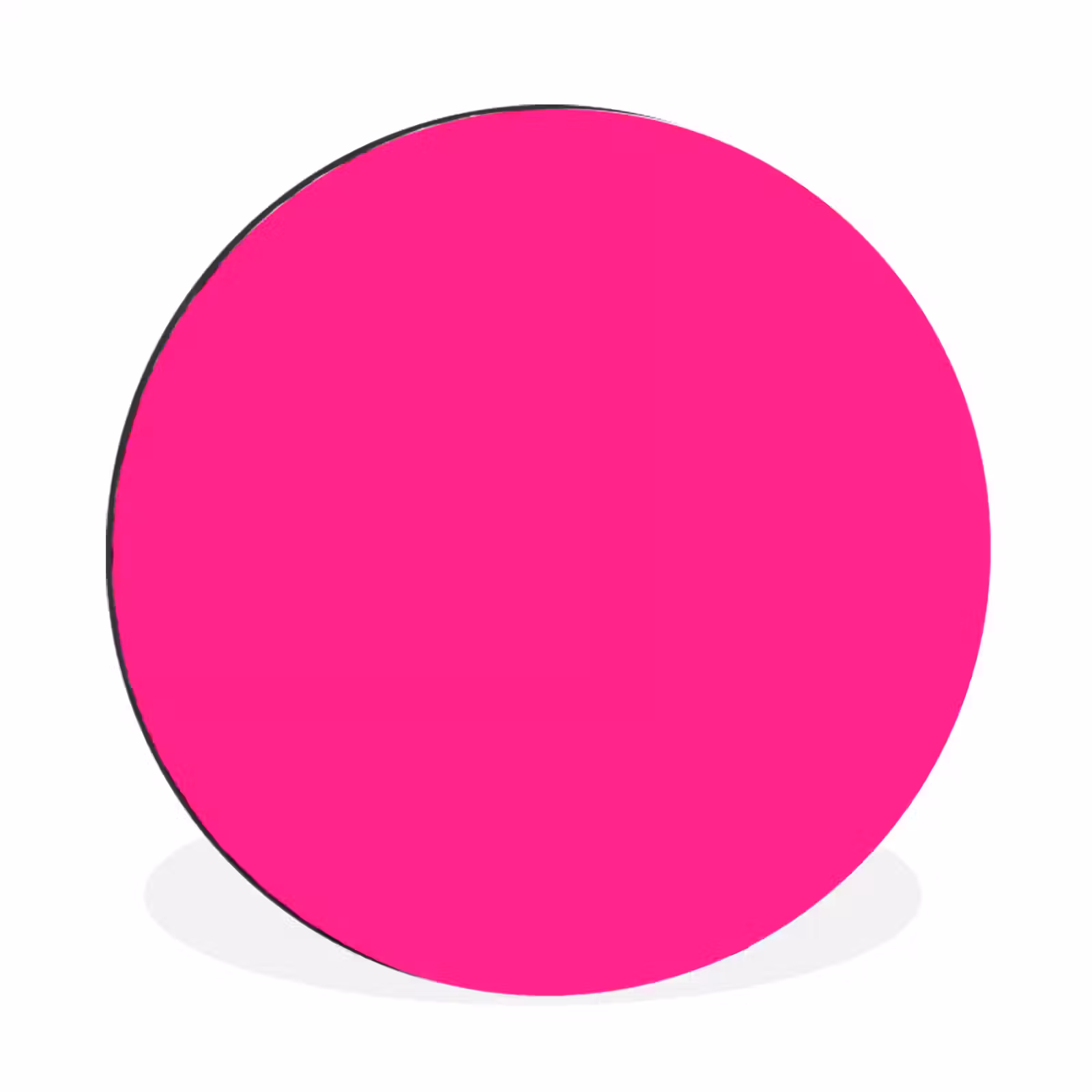 Wandcirkel - Aluminium - Hot - Fuchsia - Roze — 1