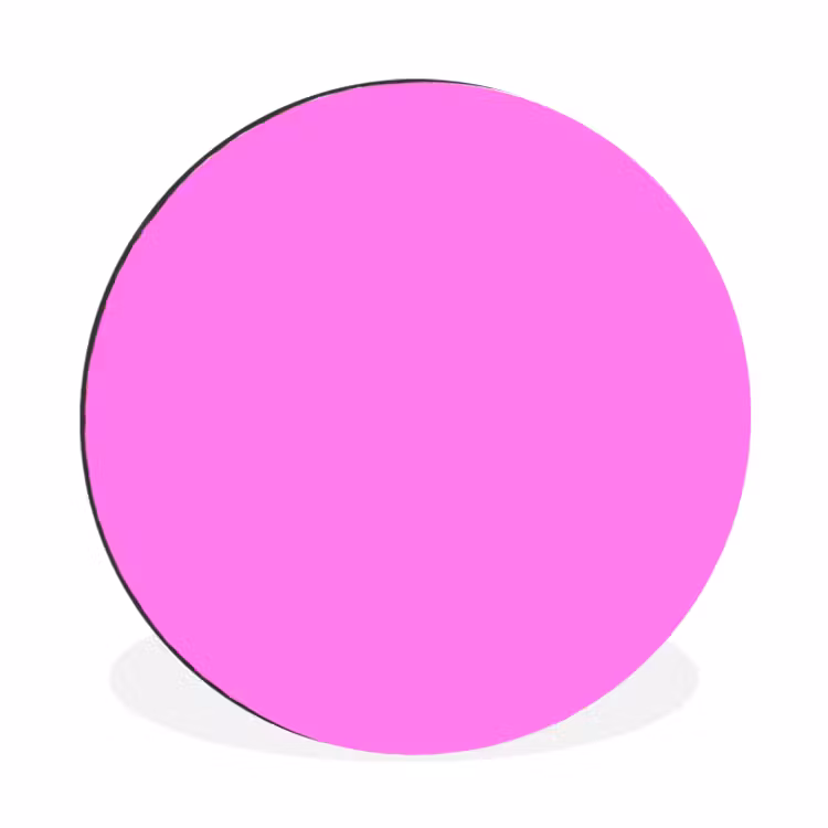 Wandcirkel - Aluminium - Bright - Orchid - Roze — 1