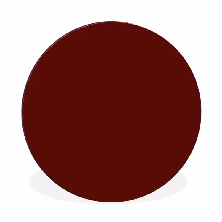 Wandcirkel - Aluminium - Burnt - Mahogany - Rood — 1