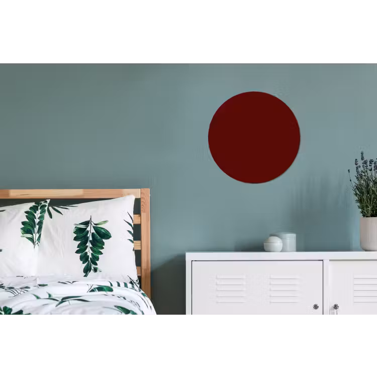 Wandcirkel - Aluminium - Burnt - Mahogany - Rood — 4