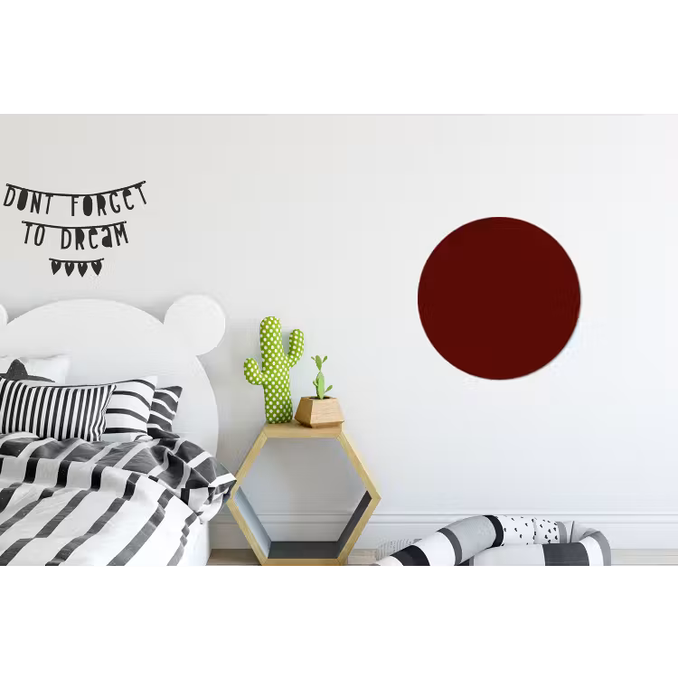 Wandcirkel - Aluminium - Burnt - Mahogany - Rood — 5