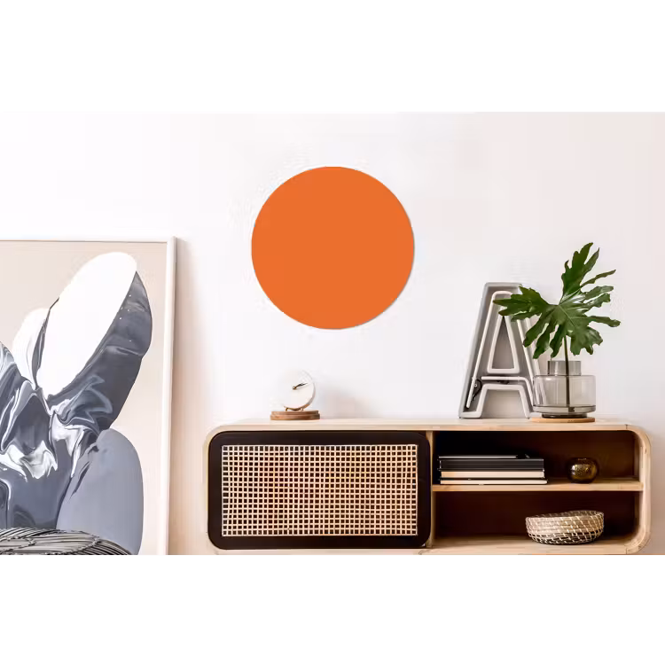 Wandcirkel - Aluminium - Burnt - Sienna - Oranje — 3