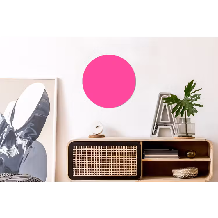 Wandcirkel - Aluminium - Electric - Magenta - Roze — 3