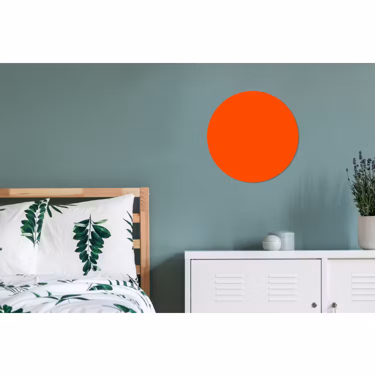 Wandcirkel - Aluminium - Fiery - Tangerine - Oranje — 4