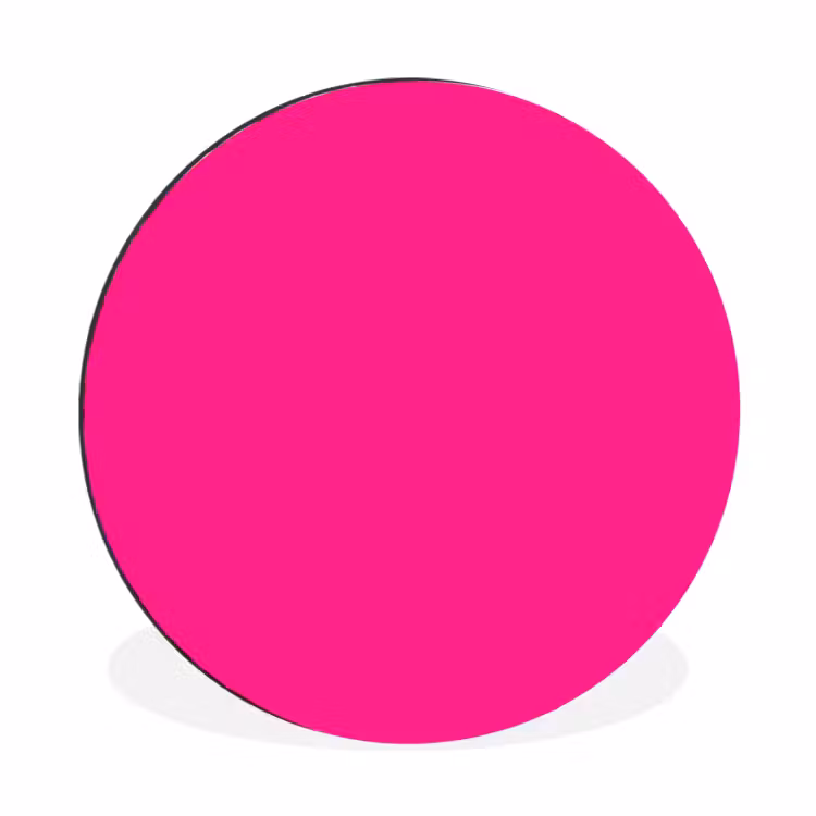 Wandcirkel - Aluminium - Hot - Fuchsia - Roze — 1