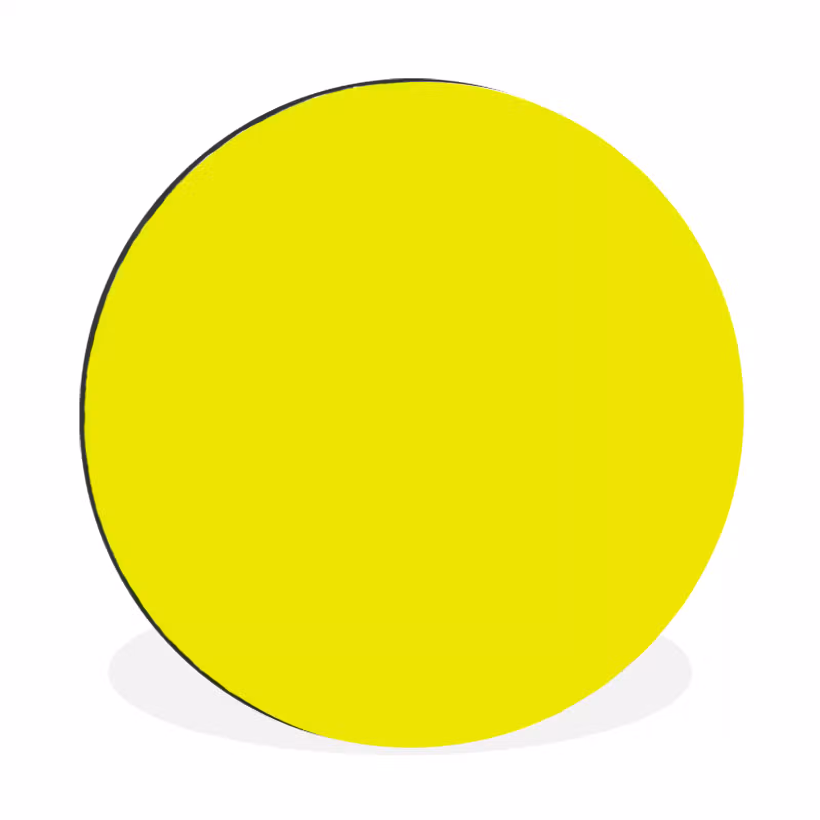 Wandcirkel - Aluminium - Bright - Canary - Geel — 1