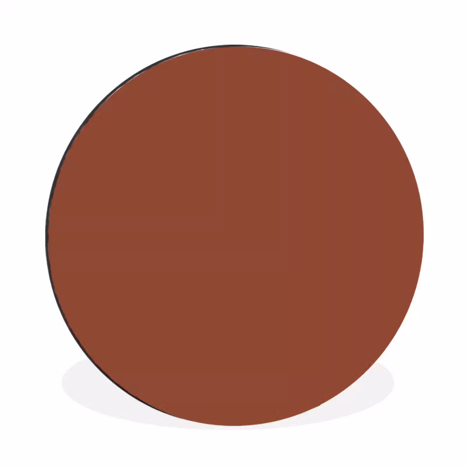 Wandcirkel - Aluminium - Burnt - Mahogany - Terracotta — 1