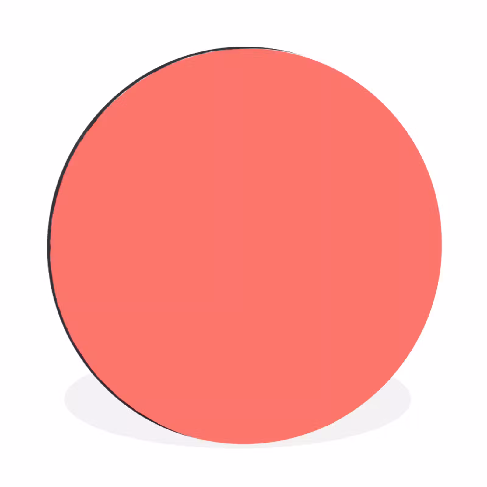 Wandcirkel - Aluminium - Coral - Punch - Koraal — 1