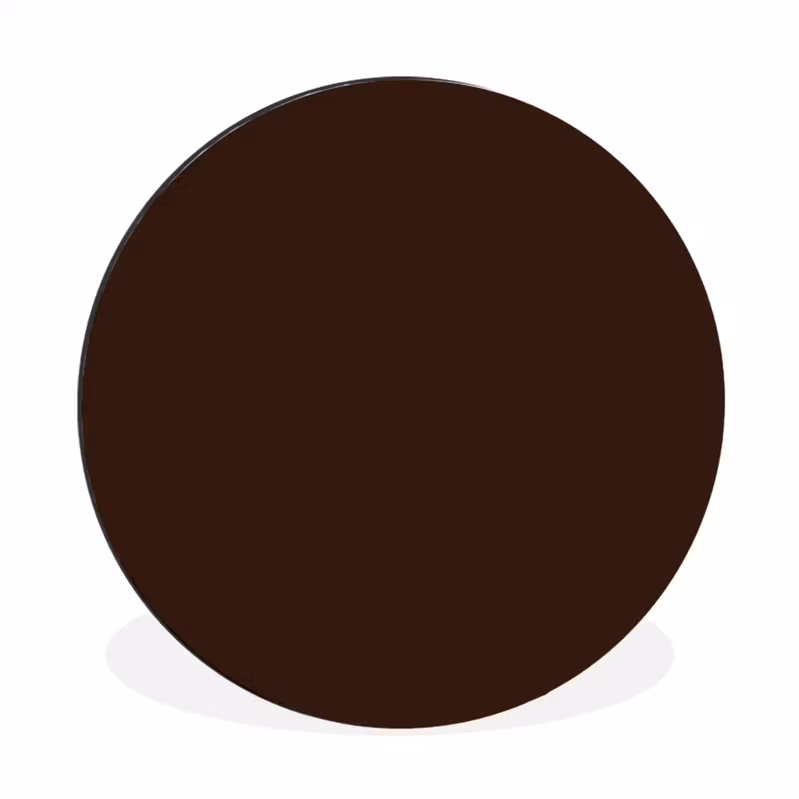 Wandcirkel - Aluminium - Dark - Chocolate - Bruin — 1