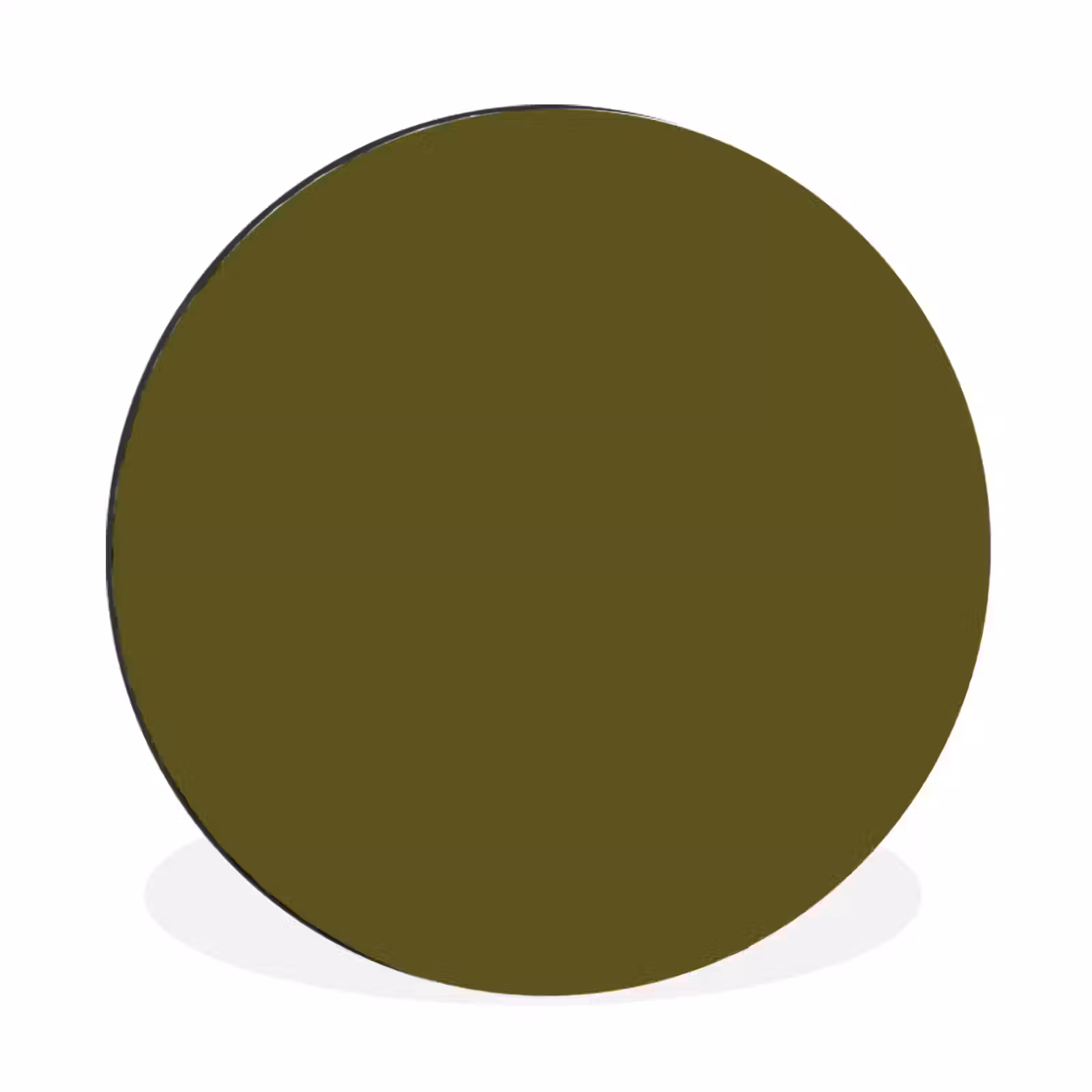 Wandcirkel - Aluminium - Dark - Olive - Groen — 1