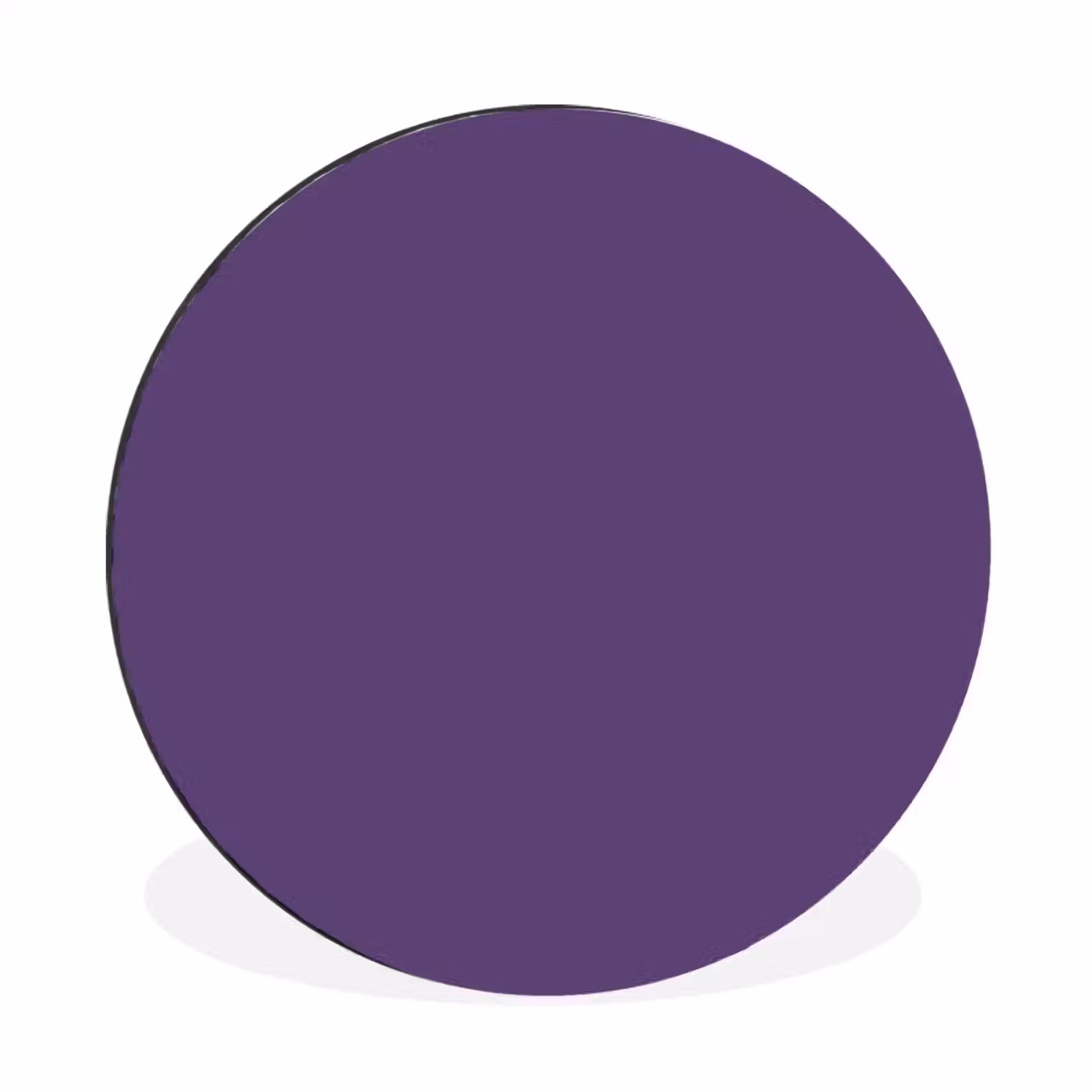 Wandcirkel - Aluminium - Deep - Plum - Paars — 1