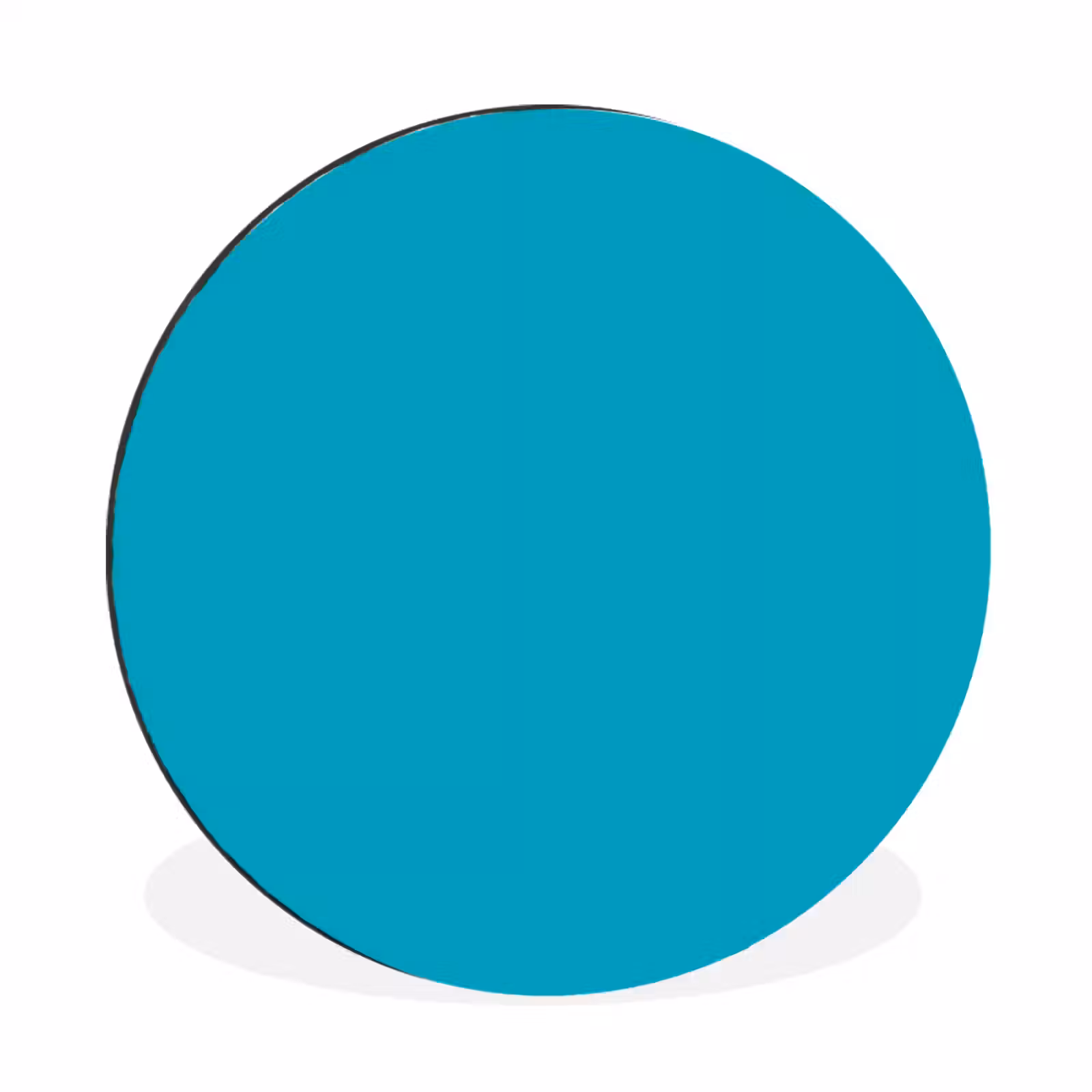 Wandcirkel - Aluminium - Deep - Turquoise - Turkoois — 1