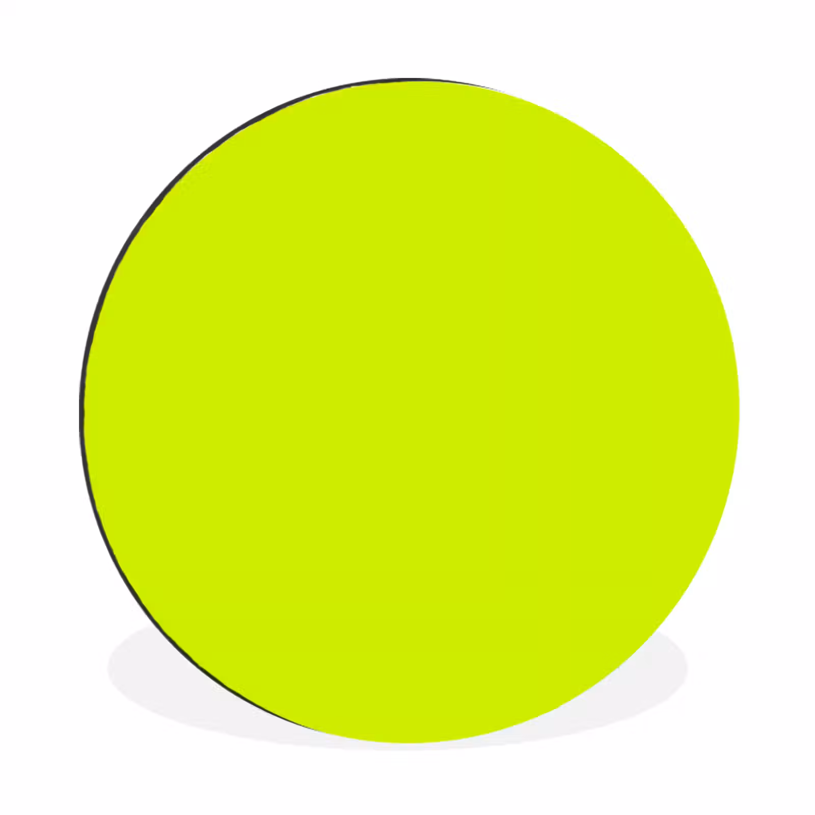 Wandcirkel - Aluminium - Electric - Lemon - Geel — 1