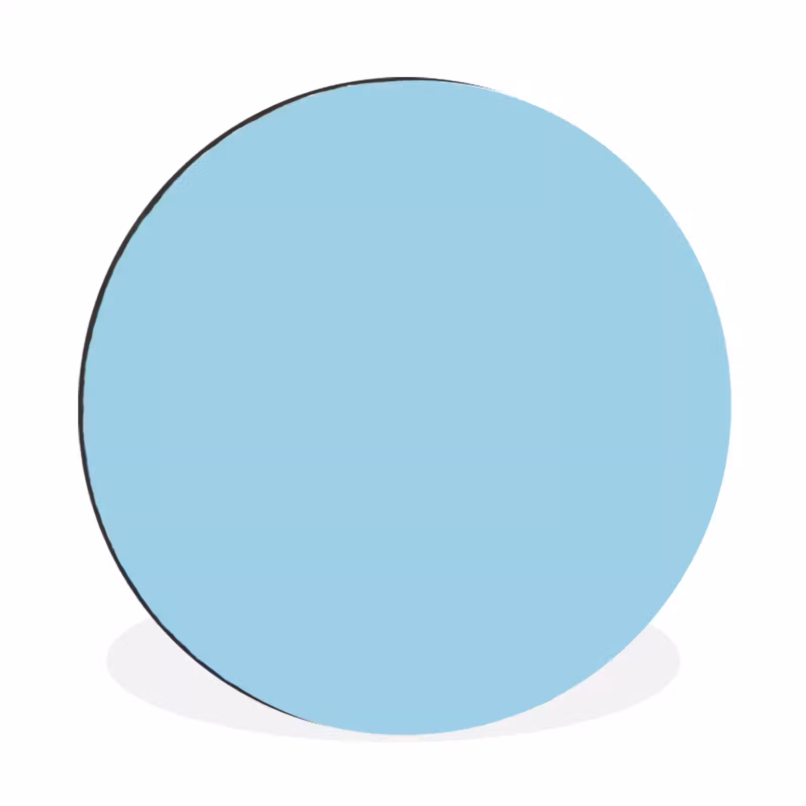 Wandcirkel - Aluminium - Ice - Blue - Blauw — 1