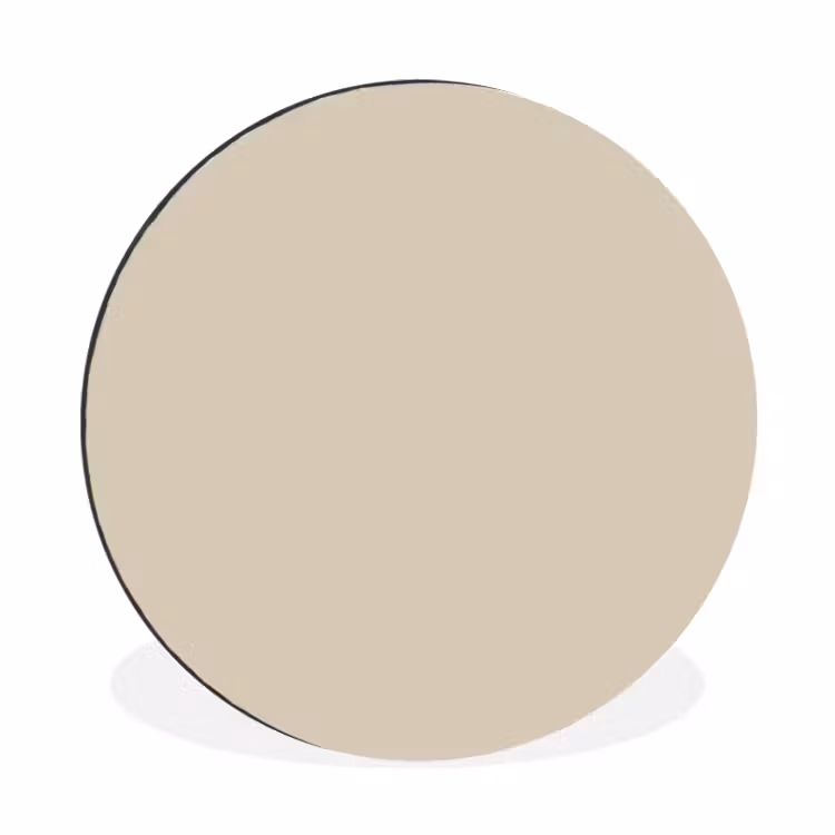Wandcirkel - Aluminium - Baked - Biscuit - Nude — 1