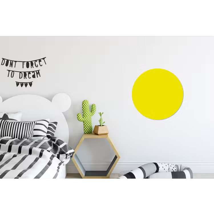 Wandcirkel - Aluminium - Bright - Canary - Geel — 5
