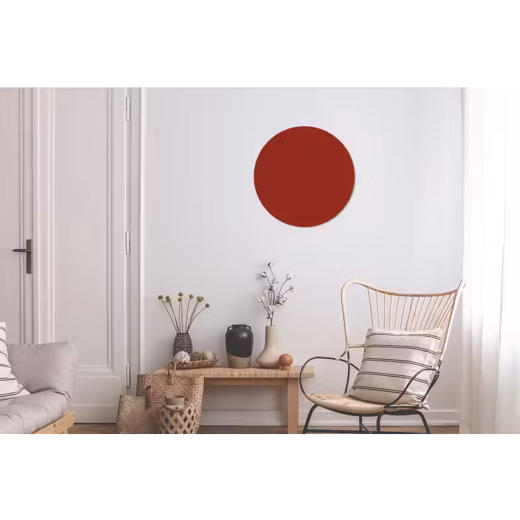 Wandcirkel - Aluminium - Burnt - Copper - Rood — 2