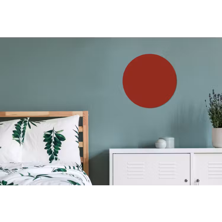 Wandcirkel - Aluminium - Burnt - Copper - Rood — 4