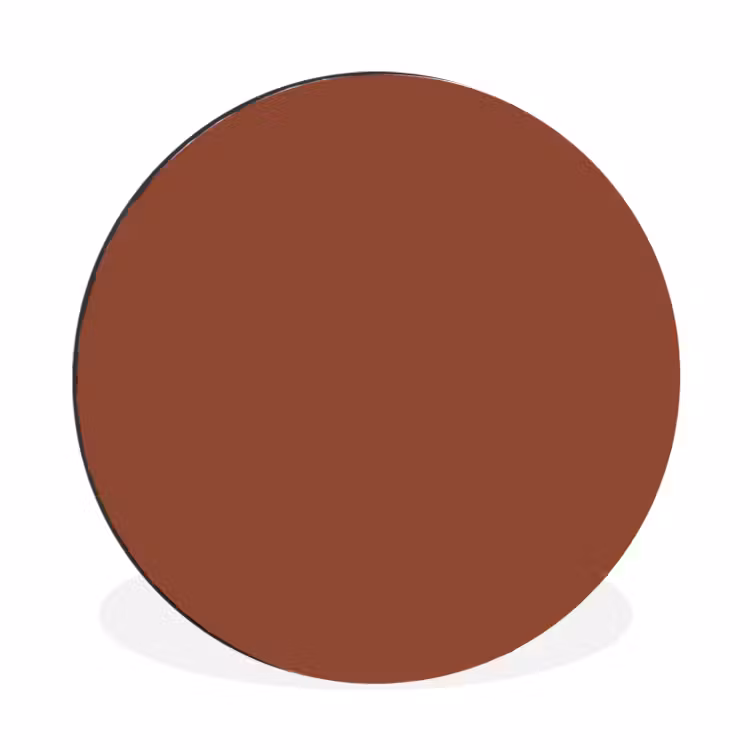 Wandcirkel - Aluminium - Burnt - Mahogany - Terracotta — 1