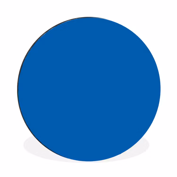 Wandcirkel - Aluminium - Classic - Azure - Blauw — 1