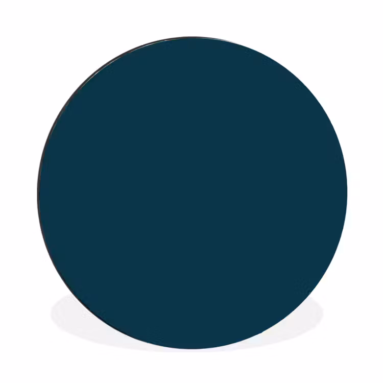 Wandcirkel - Aluminium - Dark - Indigo - Blauw — 1