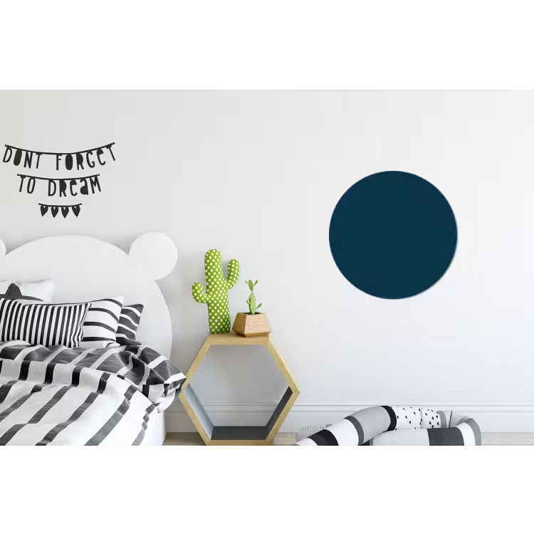 Wandcirkel - Aluminium - Dark - Indigo - Blauw — 5