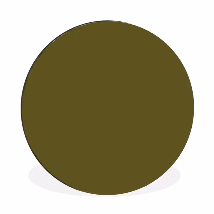 Wandcirkel - Aluminium - Dark - Olive - Groen — 1