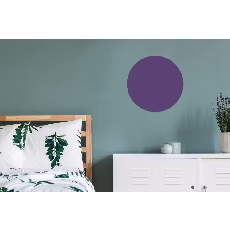 Wandcirkel - Aluminium - Deep - Plum - Paars — 4