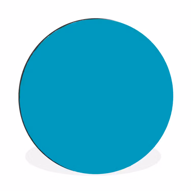 Wandcirkel - Aluminium - Deep - Turquoise - Turkoois — 1