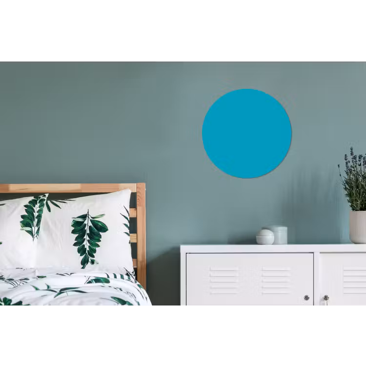 Wandcirkel - Aluminium - Deep - Turquoise - Turkoois — 4