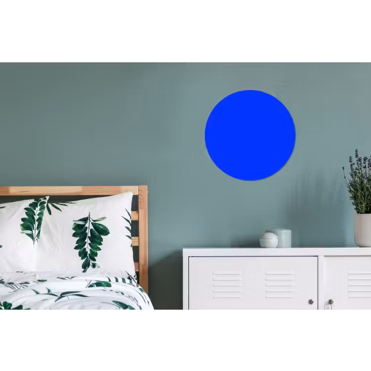 Wandcirkel - Aluminium - Electric - Blue - Blauw — 4