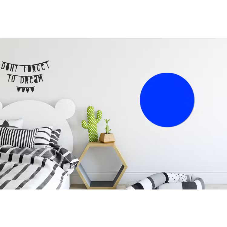 Wandcirkel - Aluminium - Electric - Blue - Blauw — 5