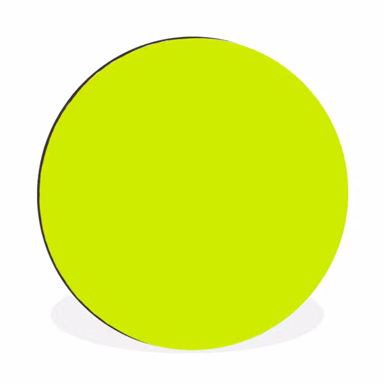 Wandcirkel - Aluminium - Electric - Lemon - Geel — 1