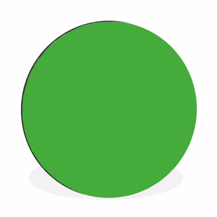 Wandcirkel - Aluminium - Kelly - Green - Groen — 1