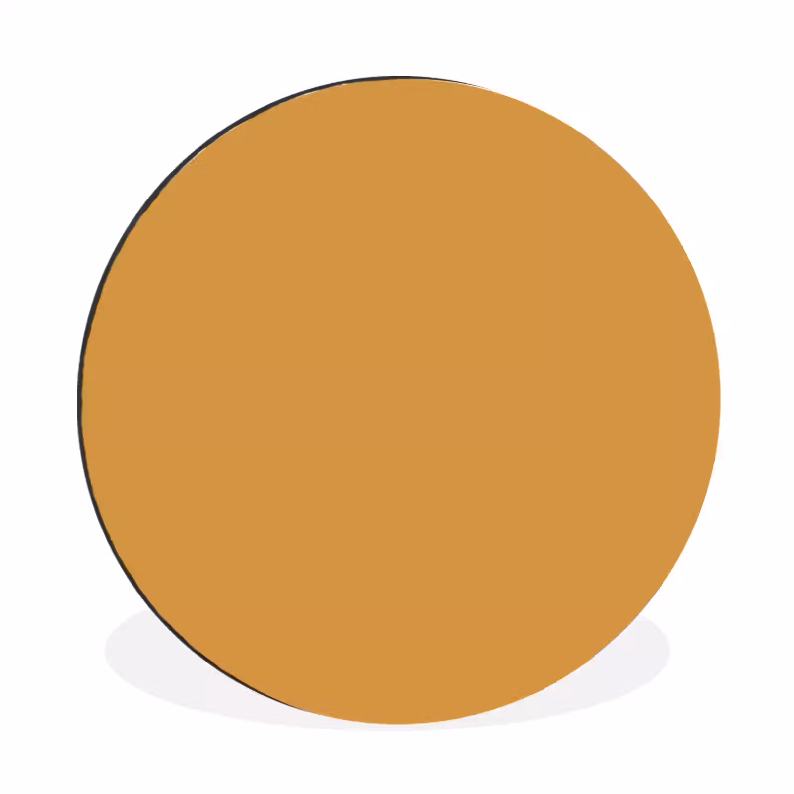 Wandcirkel - Aluminium - Autumn - Mustard - Geel — 1