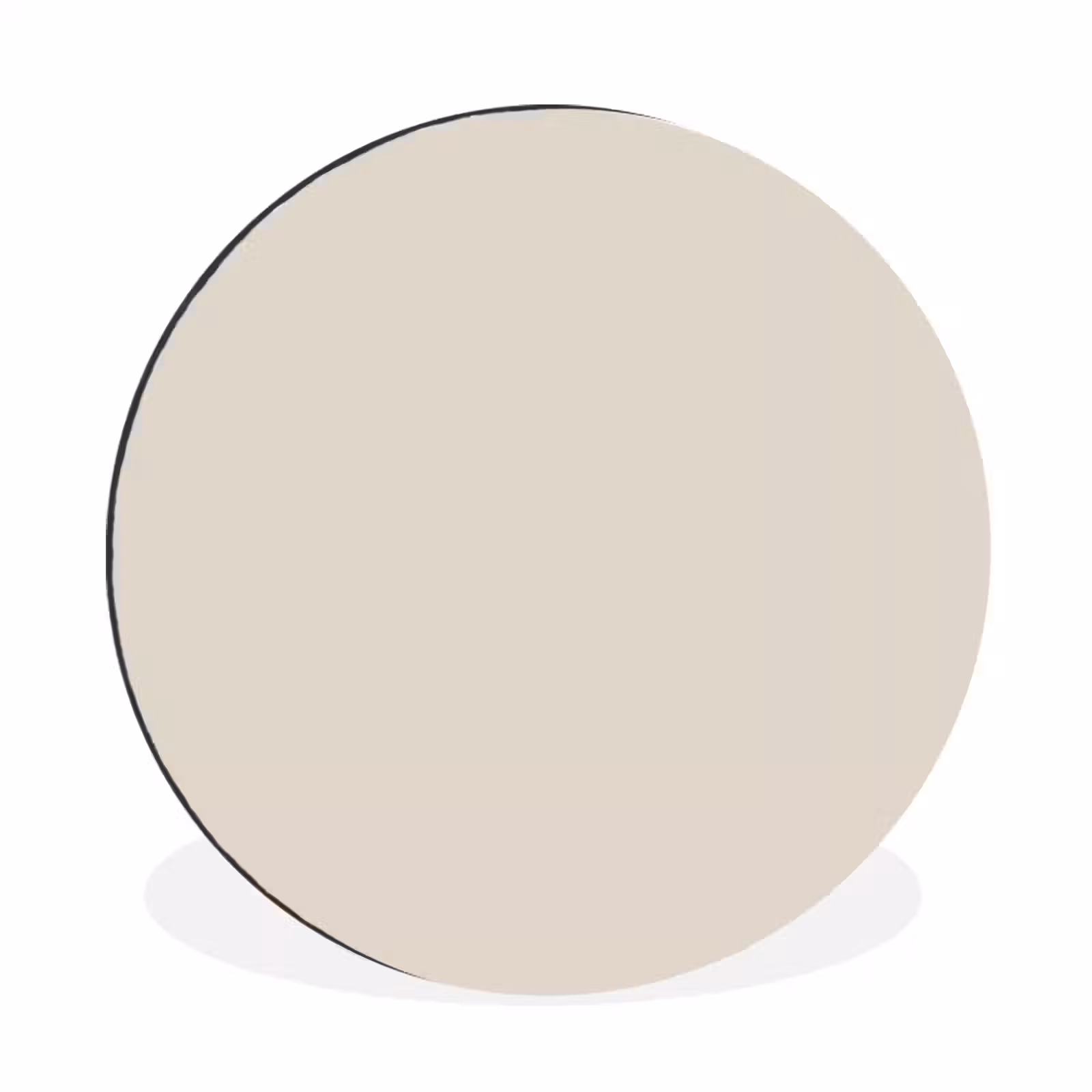 Wandcirkel - Aluminium - Fresh - Linen - Nude — 1