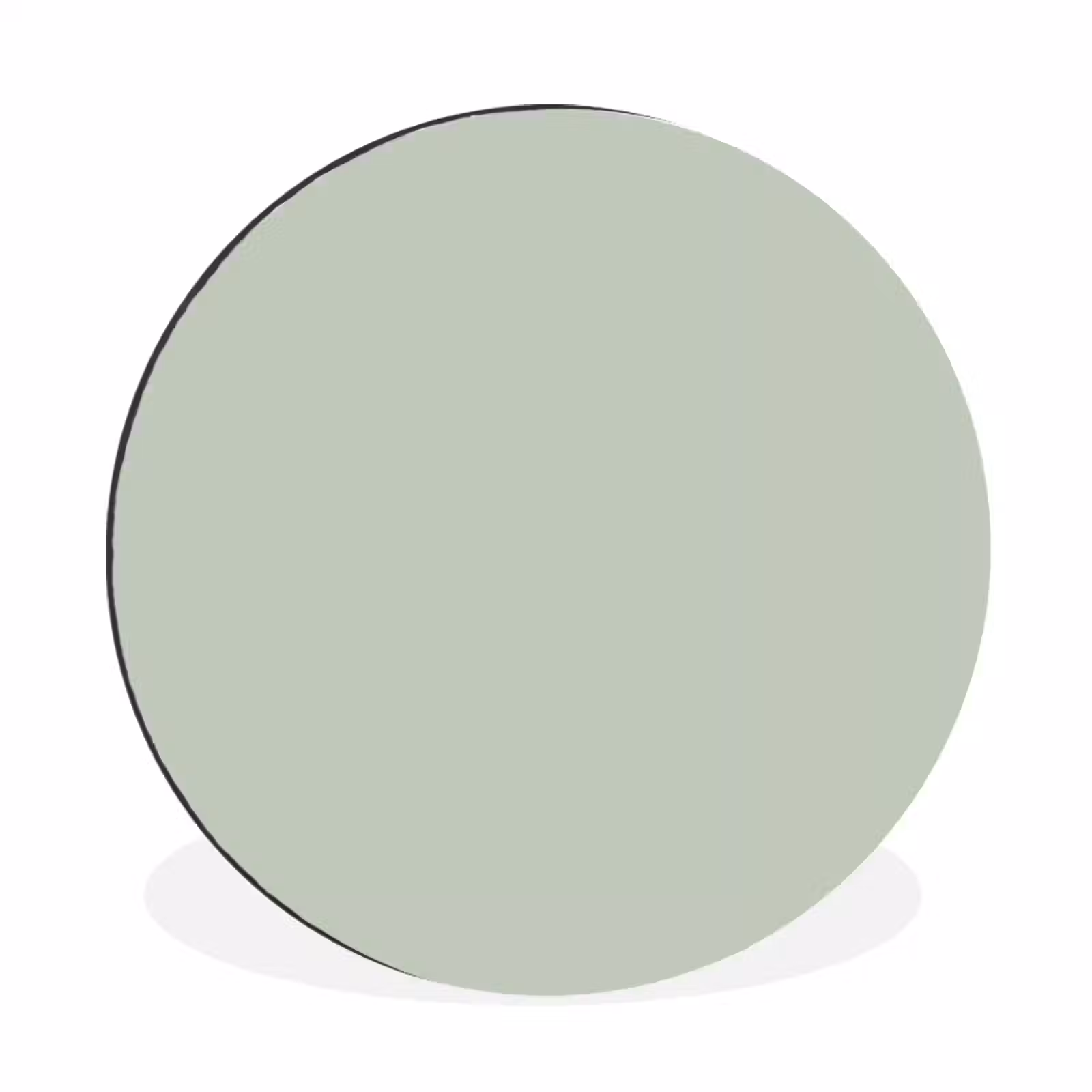 Wandcirkel - Aluminium - Frosted - Mint - Groen — 1