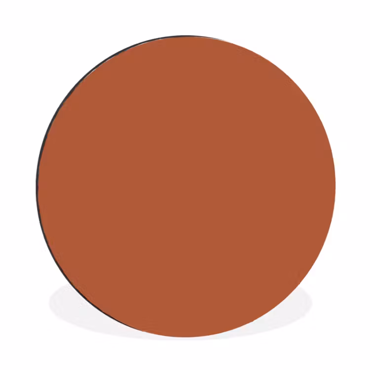 Wandcirkel - Aluminium - Burnt - Sienna - Oranje — 1