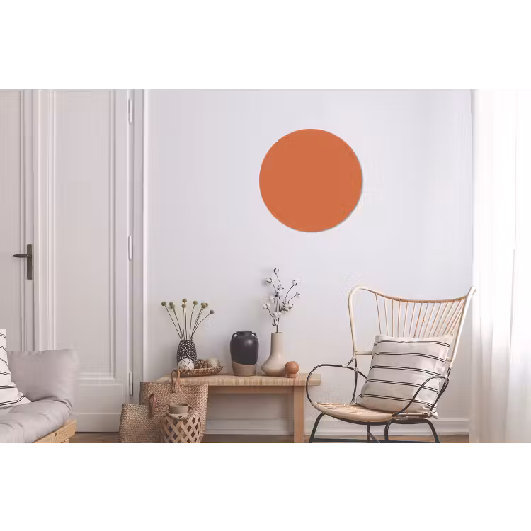Wandcirkel - Aluminium - Classic - Terracotta - Oranje — 2