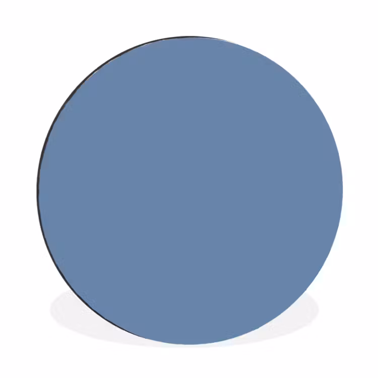 Wandcirkel - Aluminium - Denim - Breeze - Blauw — 1