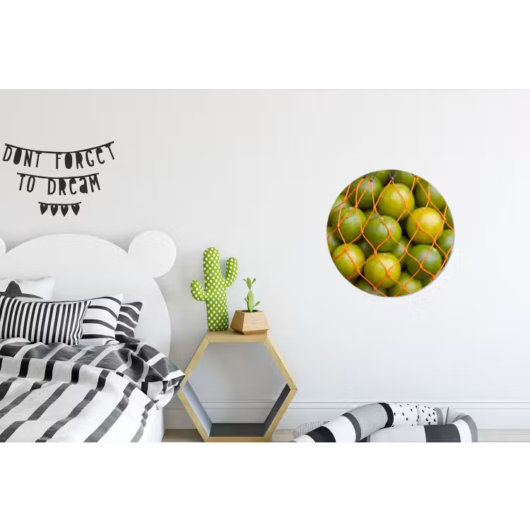 Wandcirkel - Aluminium - Eten - Net - Groen - Markt — 5